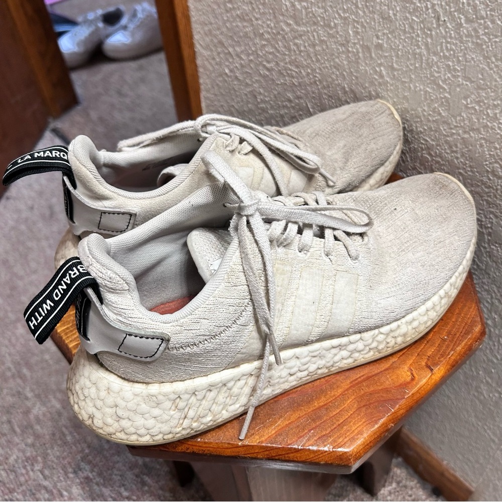 gray adidas sneakers